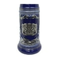 thumbnail image 1 of Deutschland Germany Eagle Metal Medallion Mini German Beer Stein Ceramic Shot Glass, 1 of 5