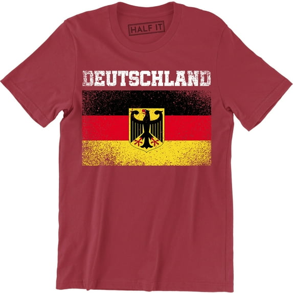 Deutschland Herren Altdeutsch mit Wappen Schwarz Germany Men's T-Shirt