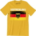 thumbnail image 1 of Deutschland Herren Altdeutsch mit Wappen Schwarz Germany Men's T-Shirt, 1 of 4