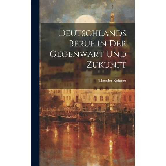 Deutschlands Beruf in der Gegenwart und Zukunft (Hardcover)