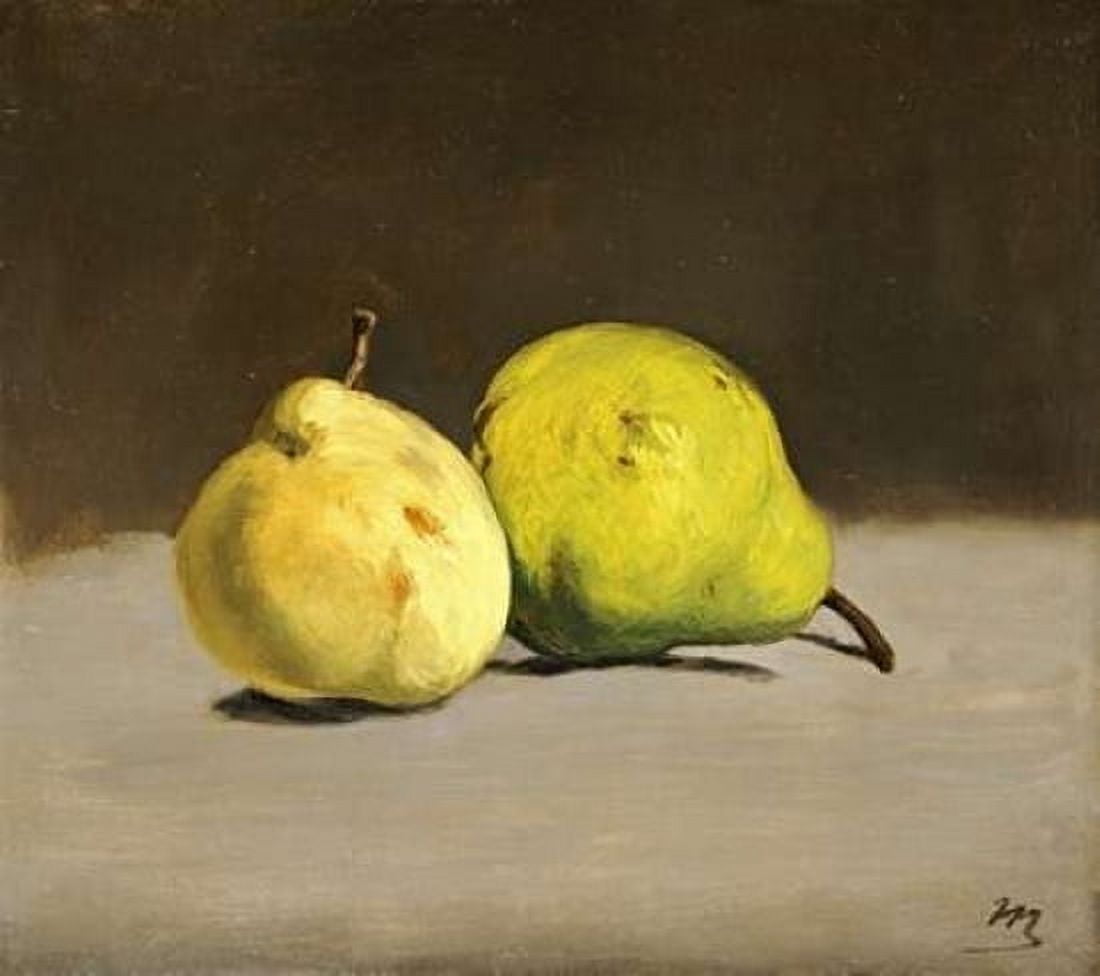 Deux poires Canvas Art - Edouard Manet (24 x 24)