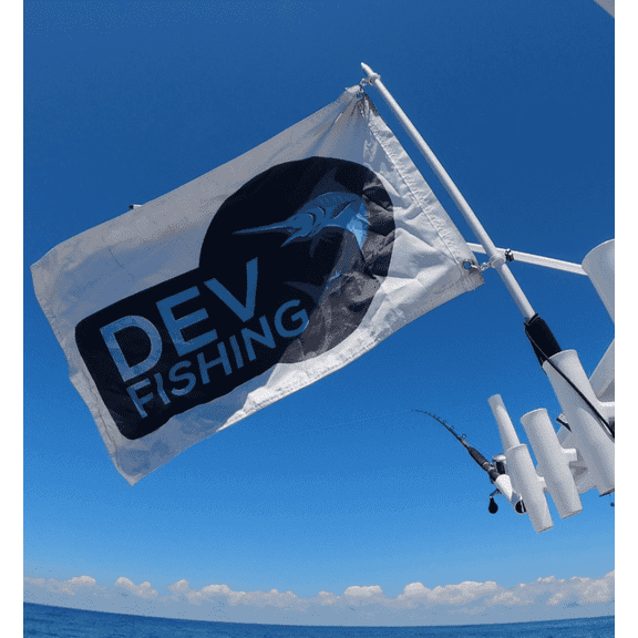 Dev Fishing 40" Rod Holder Flag Pole