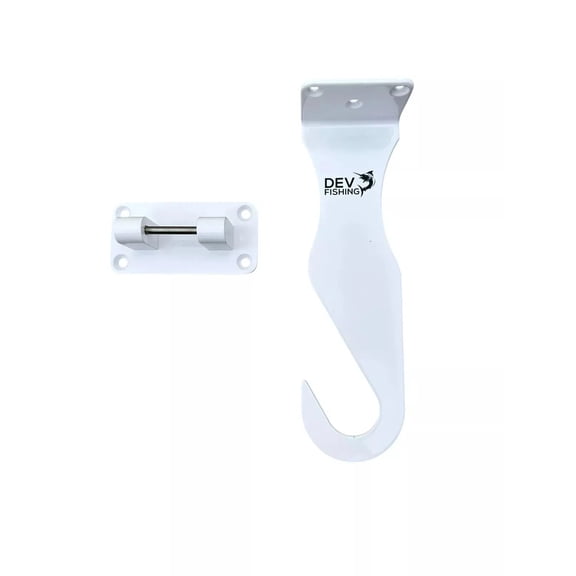 Dev Fishing Single Bent Butt Wall Mount Rod Pole Holder Stand Display
