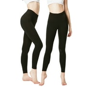 DEVOPS Thermal Long Johns Underwear Leggings Pants(Women's), Black