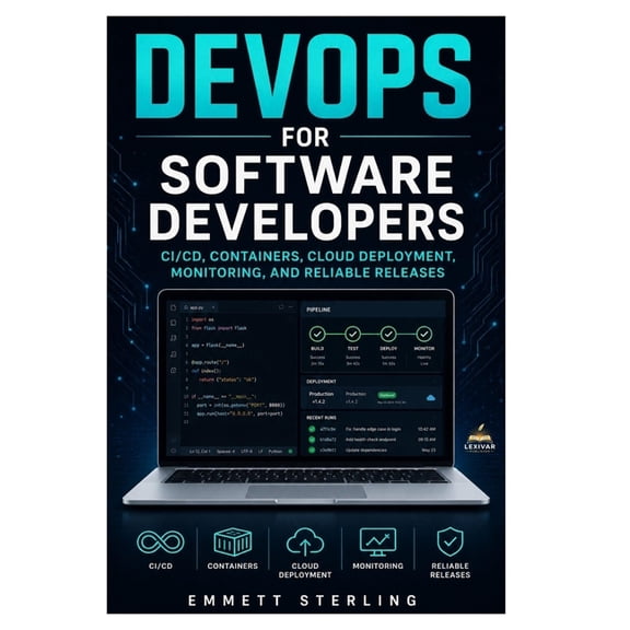 DevOps for Software Developers: CI/CD, Containers, Cloud Deployment, Monitoring, and Reliable Releases, (Paperback)