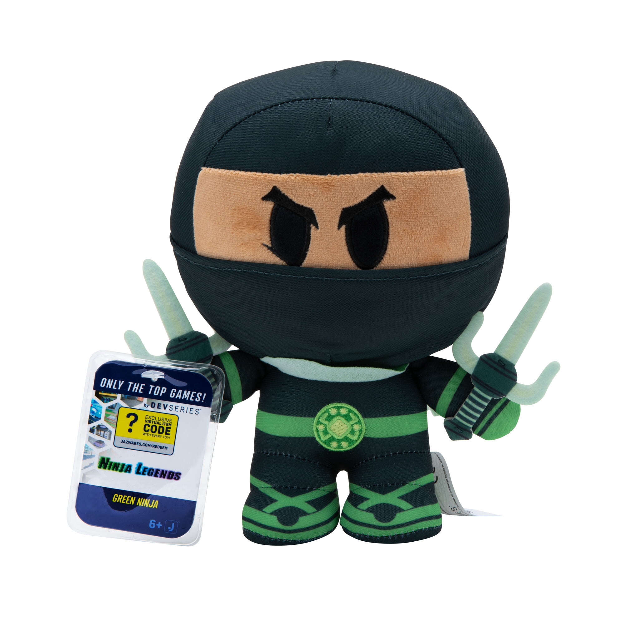 DevSeries Green Ninja Collector Plush - 8 inch Polyester