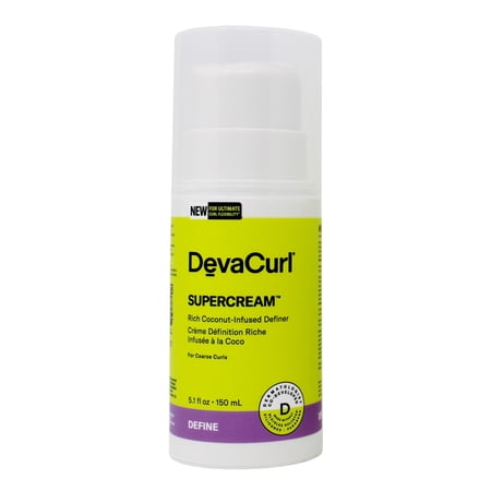 DevaCurl Supercream Rich Coconut-Infused Definer, Hair Cream, 5.1 oz