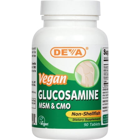 Deva Nutrition Glucosamine Msm And Cmo Joint Support Tablets, Vegan - 90 Ea, 3 Pack
