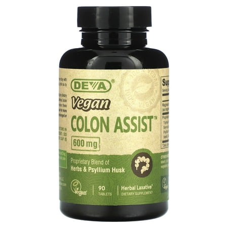 Deva Vegan Colon Cleanse - 595 mg - 90 Tablets