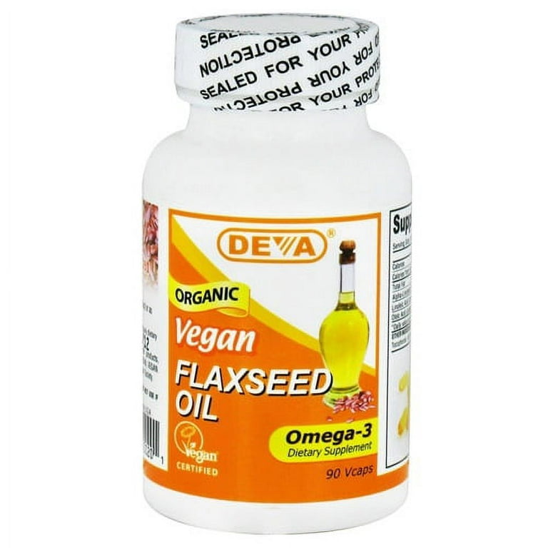 Vegan Omega 3 - Flaxseed Oil 90 veg softgels - Santé de l'Athlète