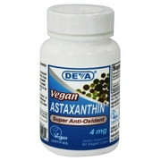 Deva Vegan Astaxanthin Super Antioxidant - 4 mg - 30 Capsules
