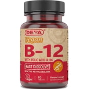 Deva Nutrition Deva B12, 90 ea