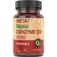 thumbnail image 1 of Vegan, Coenzyme Q10, 100 mg, 90 Chewable Tablets, Deva, 1 of 3