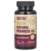 Deva Vegan Evening Primrose Oil 1,000 mg 90 Vegan Caps