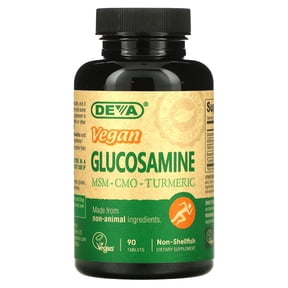 Deva Vegan Glucosamine MSM and CMO - 90 Tablets