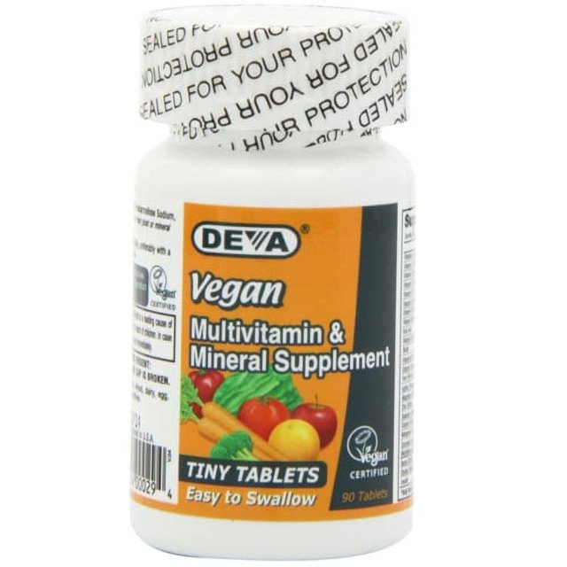 Deva Vegan Multivitamin And Mineral Supplement Tablets 90 Ea