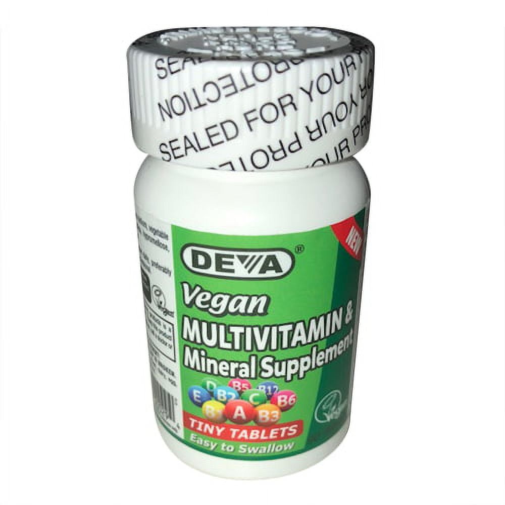 Deva Vegan Multivitamin And Mineral Supplement Tablets 90 Ea