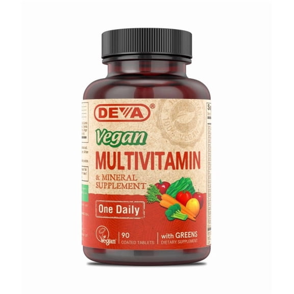 Deva Nutrition Multivitamin & Mineral Supplement, One Daily, 90 Coated Tablets