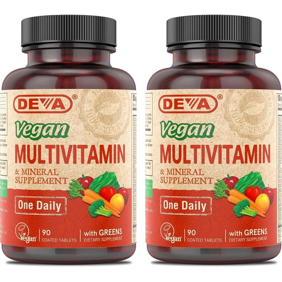 Deva Nutrition Multivitamin & Mineral Supplement, One Daily, 90 Coated Tablets
