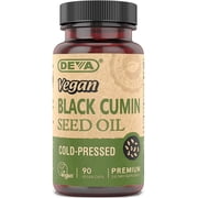 Deva Vegan Vitamins Black Cumin Seed Oil - 90 Vegetarian Capsules
