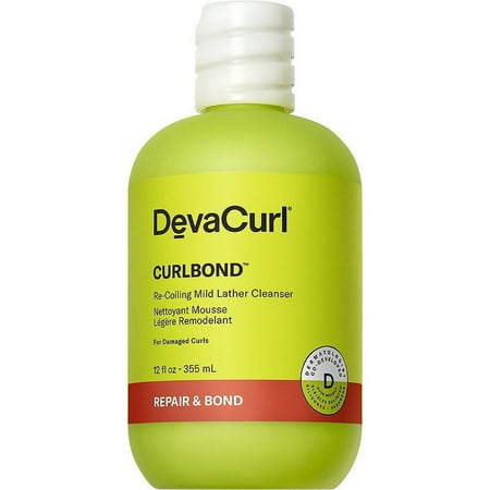 DevaCurl CurlBond Cleanser Hair Shampoo, 12 oz