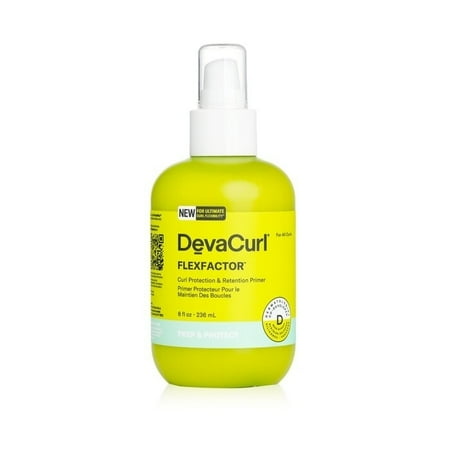 DevaCurl - FlexFactor (Curl Protection & Retention Primer - For All Waves, Curls, and Coils)(236ml/8oz)
