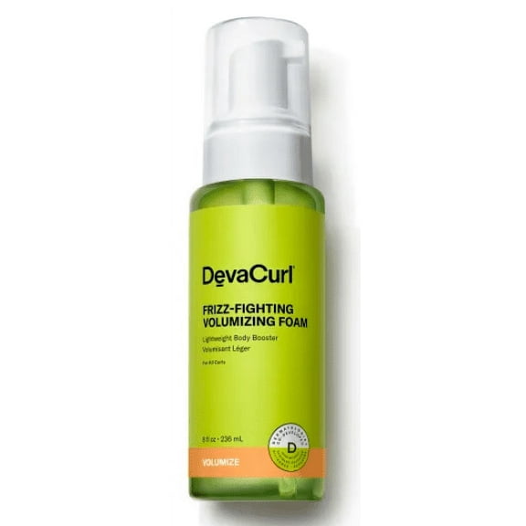 DevaCurl Frizz-Fighting Volumizing Hair Mousse Foam, Curl Mousse, 8 oz