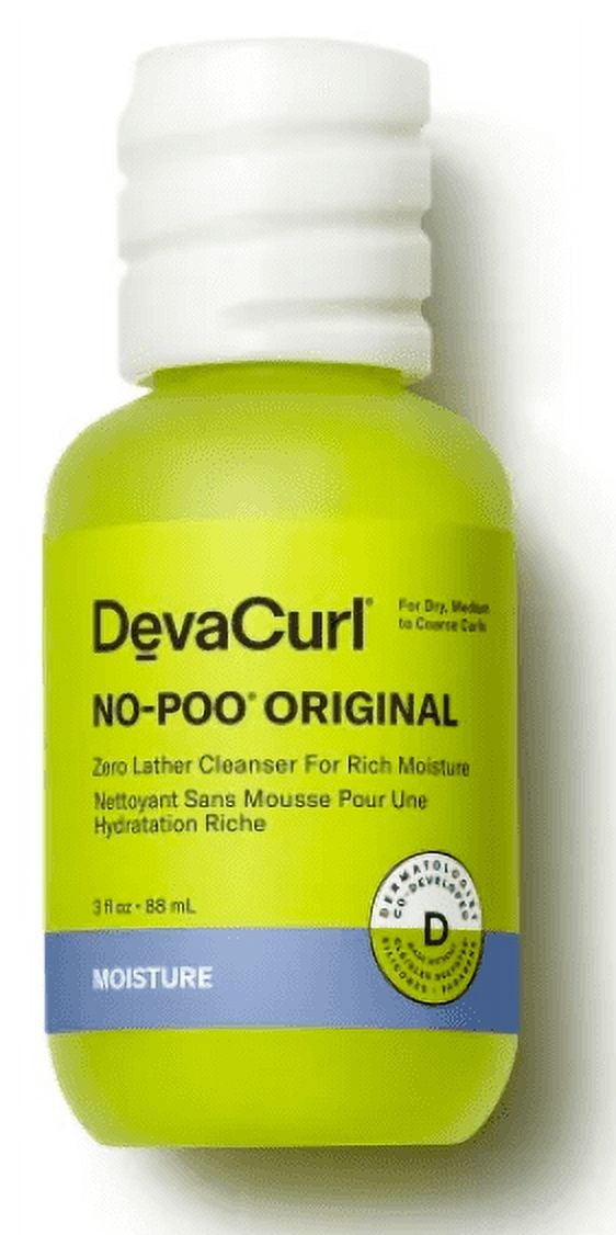 DevaCurl NO-POO Original Shampoo Travel Hair Care, 3 oz