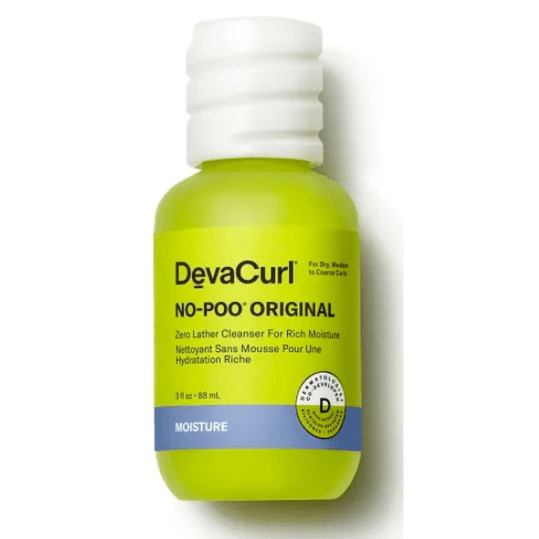 DevaCurl No-Poo Original Shampoo Travel Size 3 oz Hair Cleanser