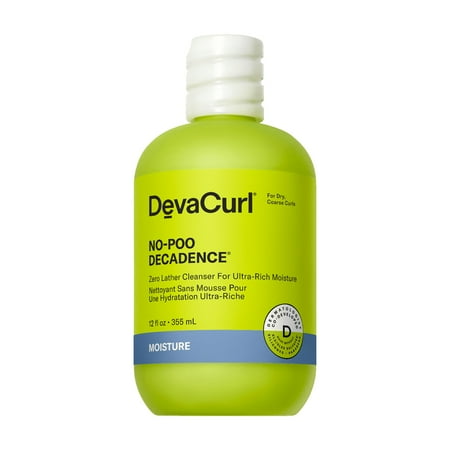 DevaCurl No-Poo Decadence Shampoo Hair Care, Sulfate Free Shampoo, 12 oz