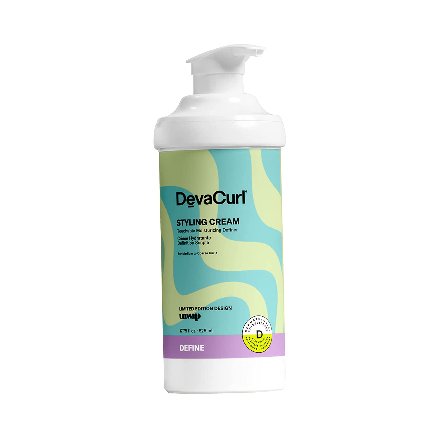 DevaCurl Styling Cream Touchable Moisturizing Definer 17.75 Fl Oz (Pack