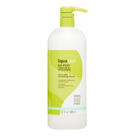 Deva Concepts DevaCurl No-Poo Zero Lather Conditioning Cleanser, 32 Oz