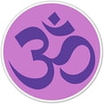 thumbnail image 1 of Devanagari Om Aum Symbol Yoga Meditation Buddhism Hinduism Hindu Religion 3M Vinyl Decal Bumper Sticker (Pack of 10) 5x5 inches, 1 of 3