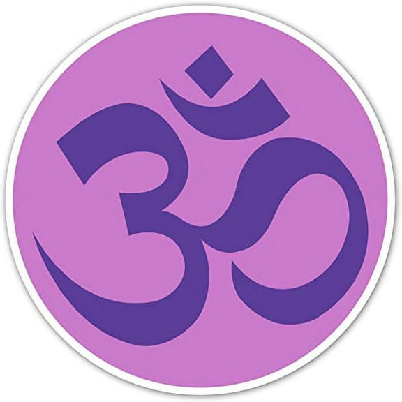 Devanagari Om Aum Symbol Yoga Meditation Buddhism Hinduism Hindu Religion 3M Vinyl Decal Bumper Sticker (Pack of 10) 5x5 inches
