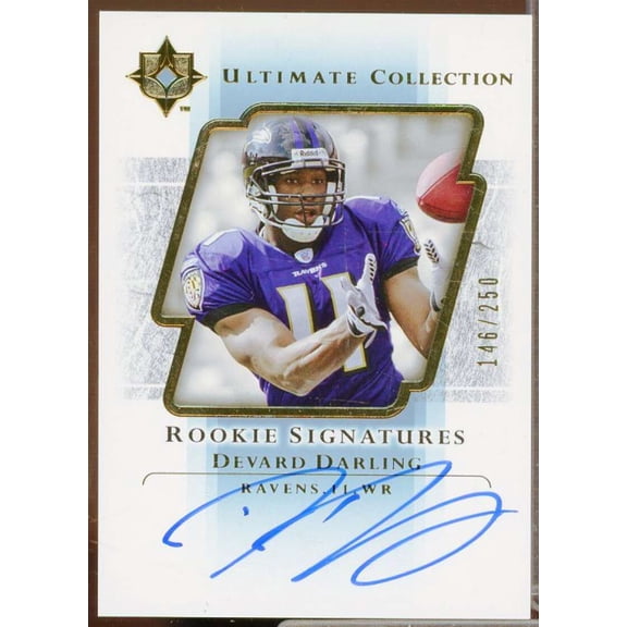 Devard Darling AU Rookie Card 2004 Ultimate Collection #105