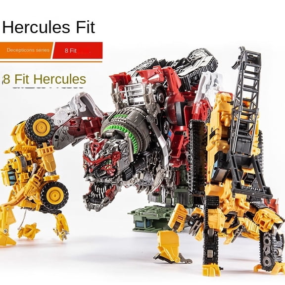 AWLPUYPT Devastator Combiner Series Robot Figure Bulldozer Truck Convertible Collectible PVC 9 x 6 in
