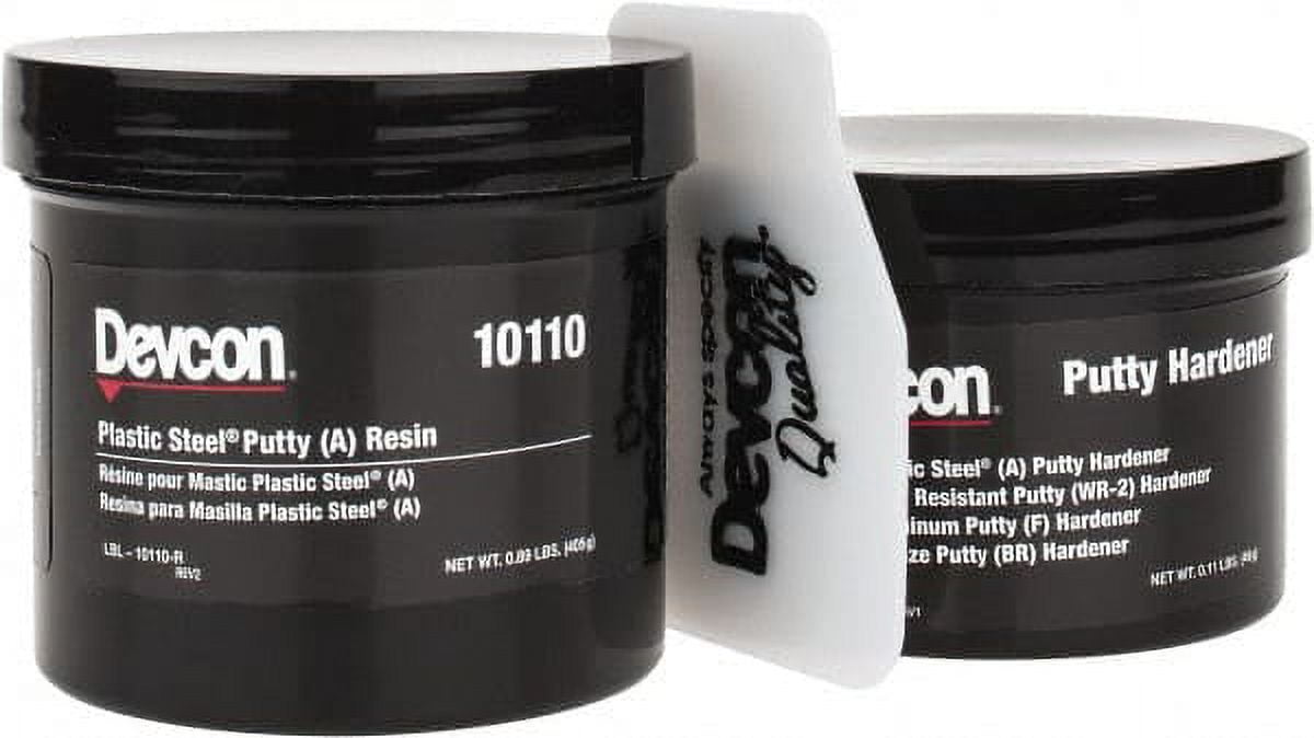 Devcon 1 Lb Pail Two Part Epoxy 45 min Working Time, Series Plastic Steel