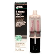 Devcon 14250 General Purpose Epoxy, Begins to Harden in 5 Minutes, 25mL Dev-Tube