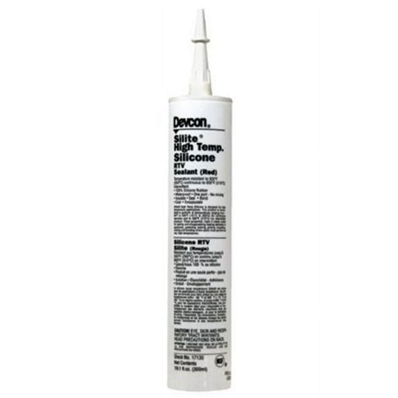 Silite® High Temp Silicone RTV Sealant, 10.3 oz, Cartridge, Clear