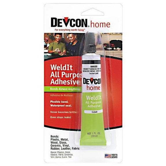 Devcon Weld-It Cement All Purpose Adhesive - Clear - Pack of 12, 1 Ounce