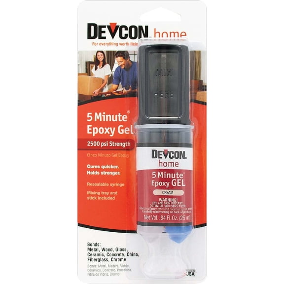 Devcon 5 Minute High Strength Epoxy Gel 0.84 oz