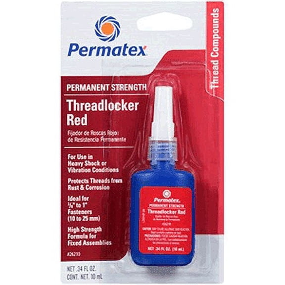 Devcon 26210 PERMANENT STRENGTH THREADLOCKER RED 10ML BTL