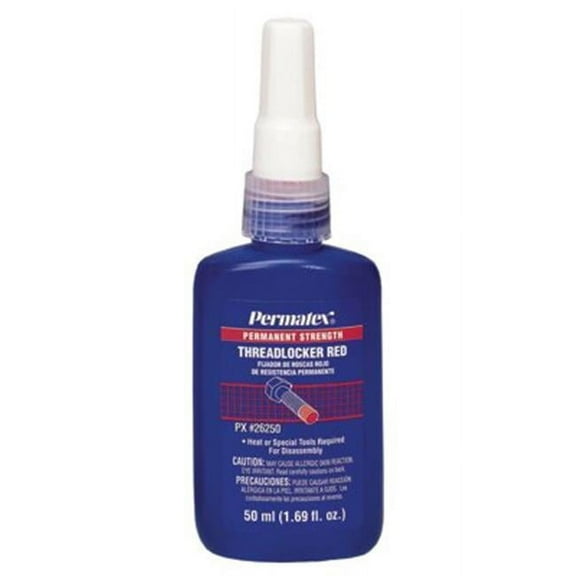 Devcon 230-26250 Permanent Strength Threadlocker Red 50 Ml Tube