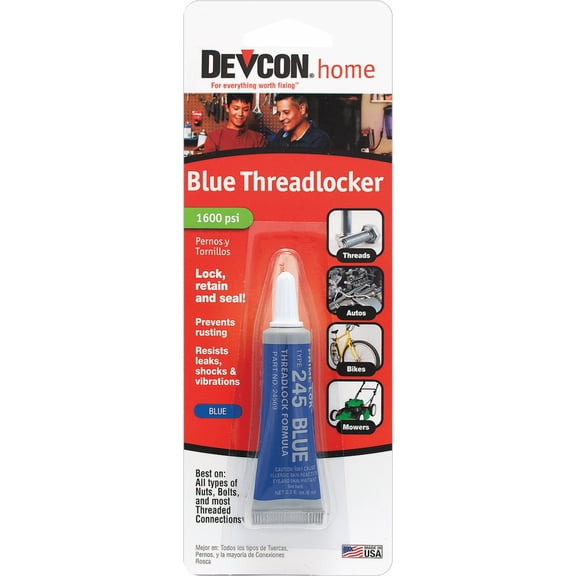 Devcon Blue ThreadLocker - Pack of 12  Residential Use, Standard Application