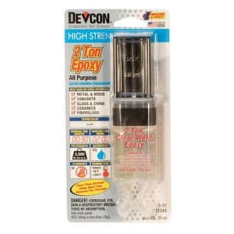 Devcon Epoxy, 2 Ton Epoxy, 1 Ounce Syringe