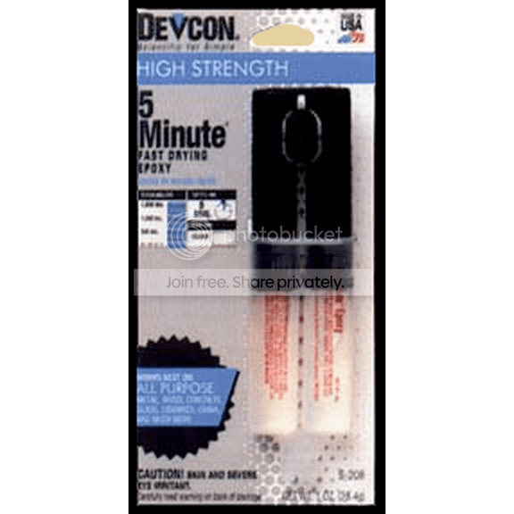 Devcon Home 5 Minute High Strength Epoxy .84 oz.