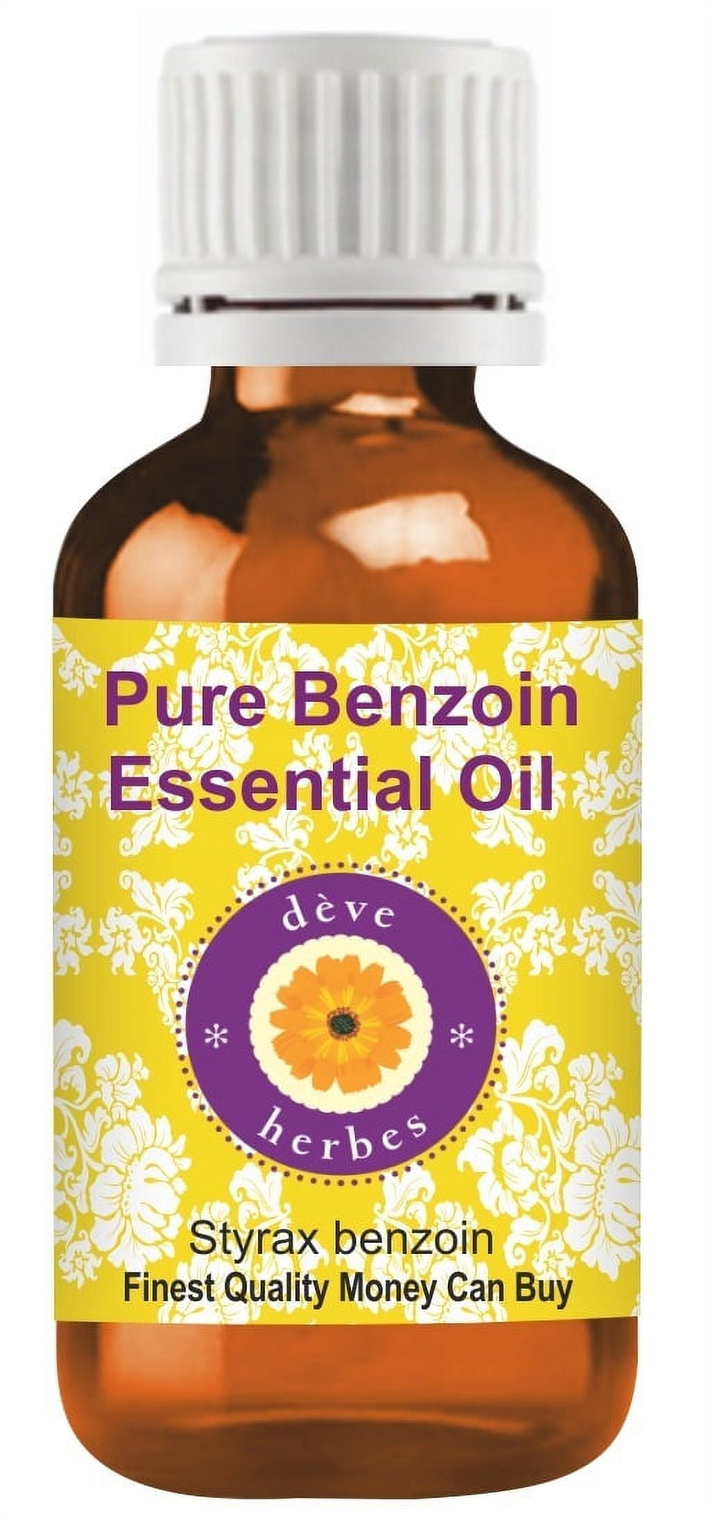 Deve Herbes Pure Benzoin Essential Oil (Styrax benzoin) Natural