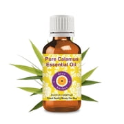 Deve Herbes Pure Calamus Essential Oil Acorus calamus Steam Distilled, Natural & Aromatherapy Use 30ml