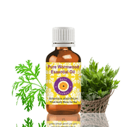 Deve Herbes Wormwood Essential Oil Artemisia Absinthium - 0.16 Fl Oz 5ml - 100% Natural Wormwood Oil for Diffuser, Blends & Aromatherapy - without Dropper