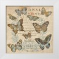 thumbnail image 1 of Devellier, Deborah 15x15 White Modern Wood Framed Museum Art Print Titled - Papillon I, 1 of 4